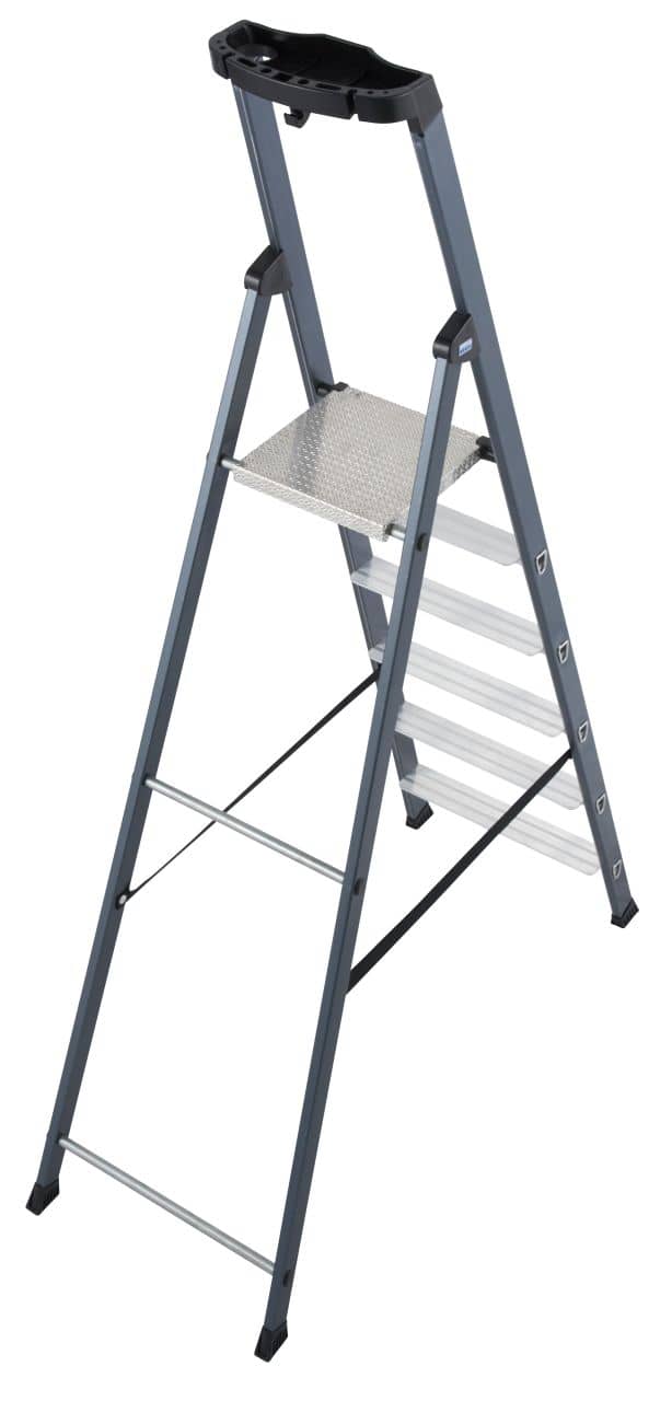 KRAUSE SePro S Step ladder, anodised 5+1