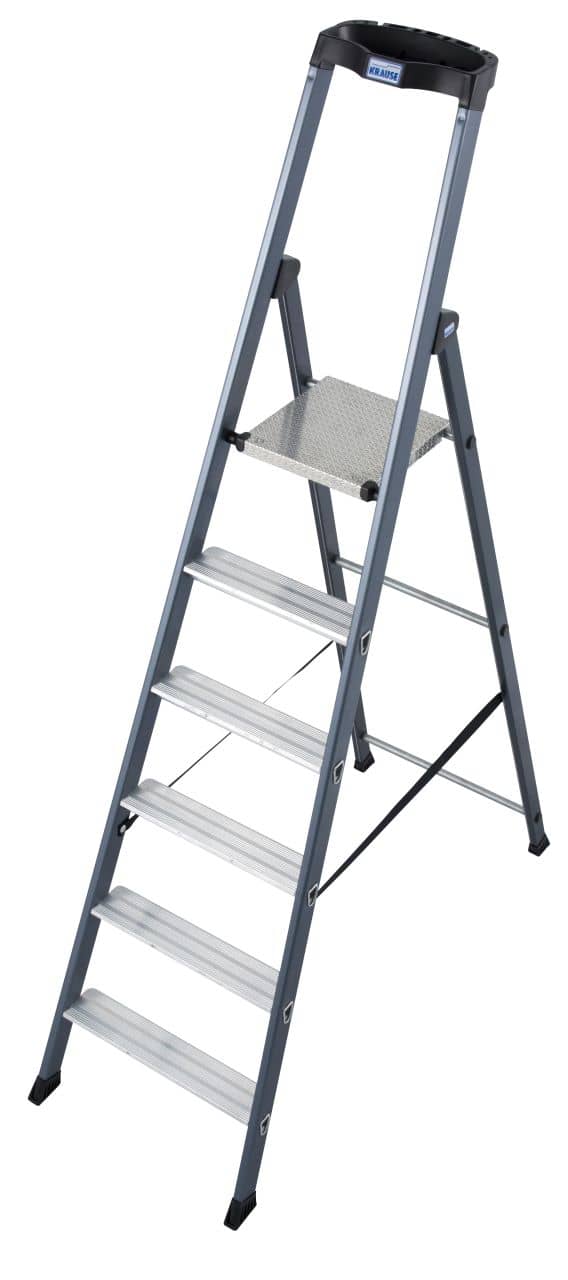 KRAUSE SePro S Step ladder, anodised 5+1