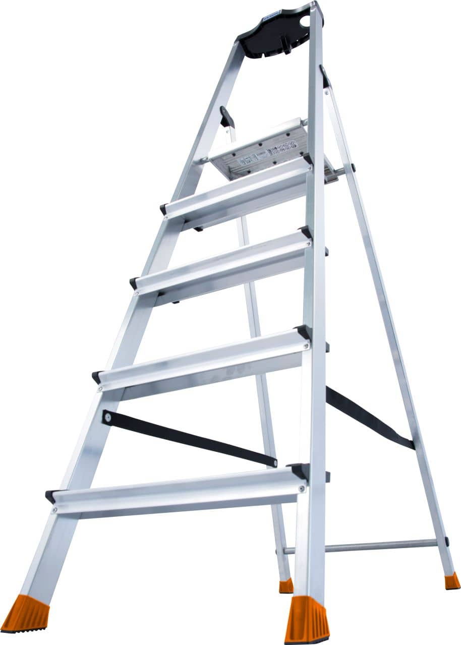 KRAUSE SEPURO Step ladder with deep steps 4+1