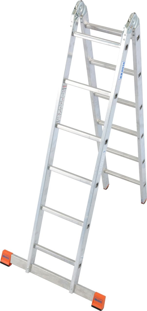 Двойна стълба с панта KRAUSE TriMatic 2x6