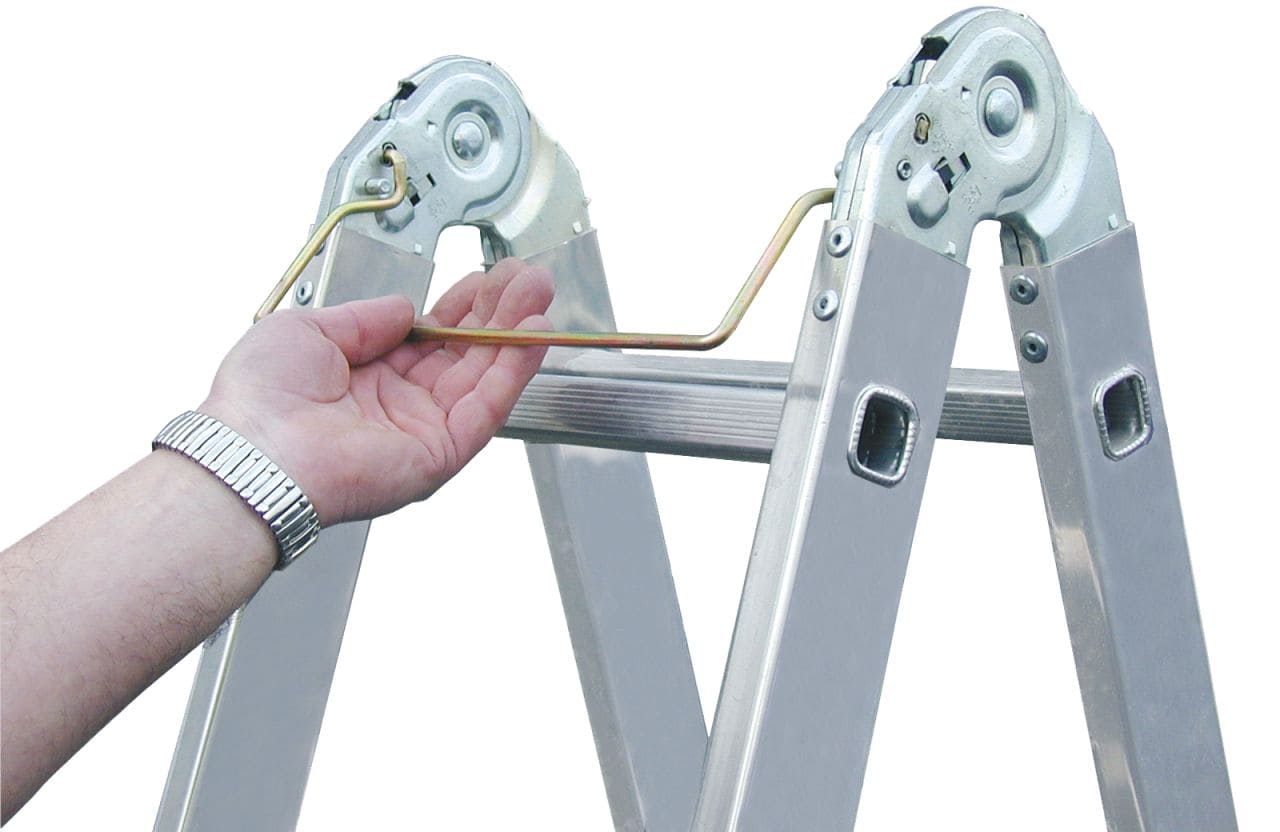 Двойна стълба с панта KRAUSE TriMatic 2x6