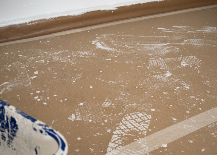 PENTRILO Предпазна хартия с 1 лента тиксо, 50m x 90cm