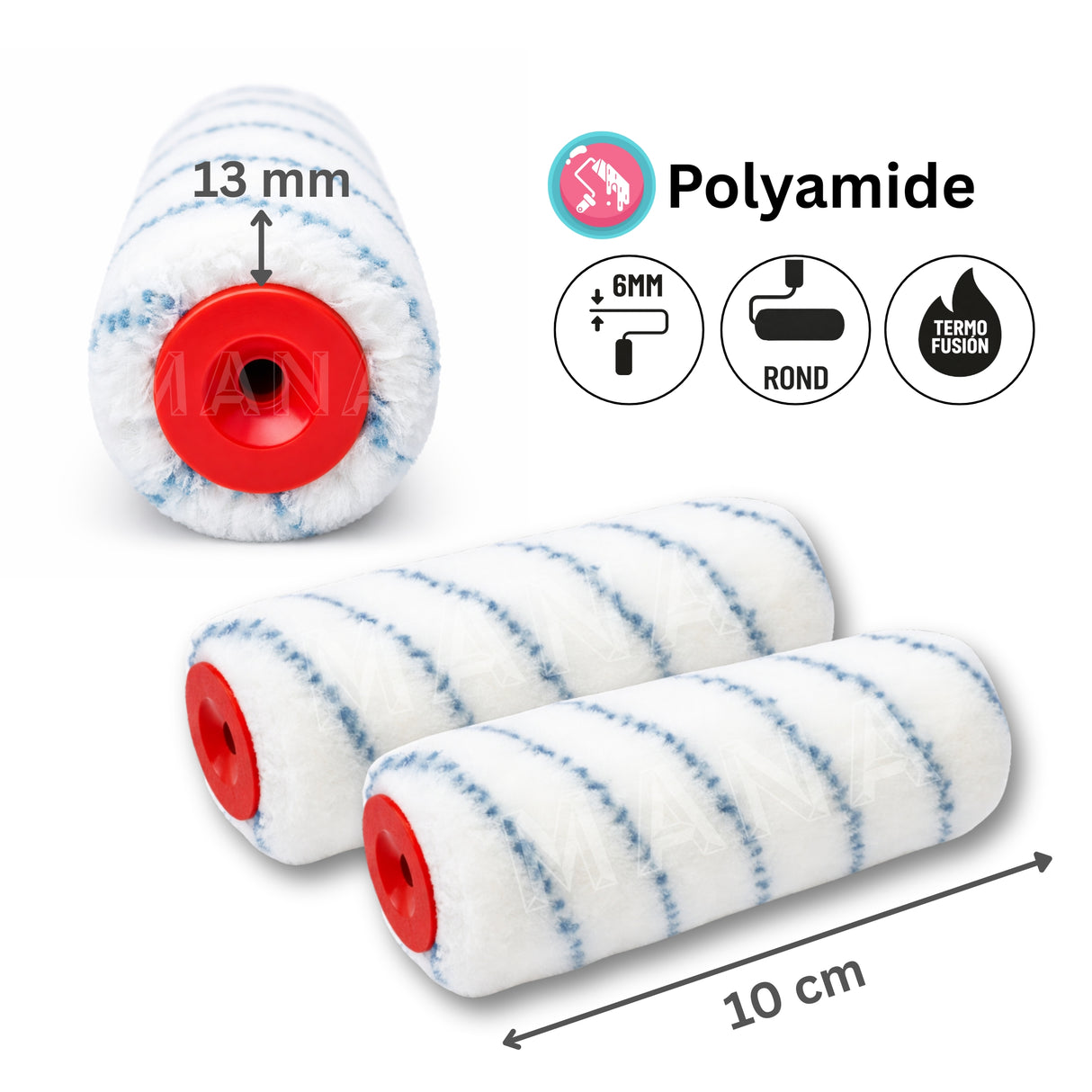 MANA Poly 13 Валяк 10см — оригинален продукт