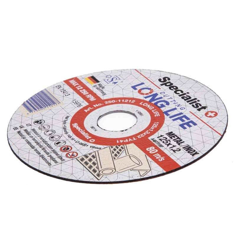 Specialist+ Metal cutting disc long life 125x1,2x22
