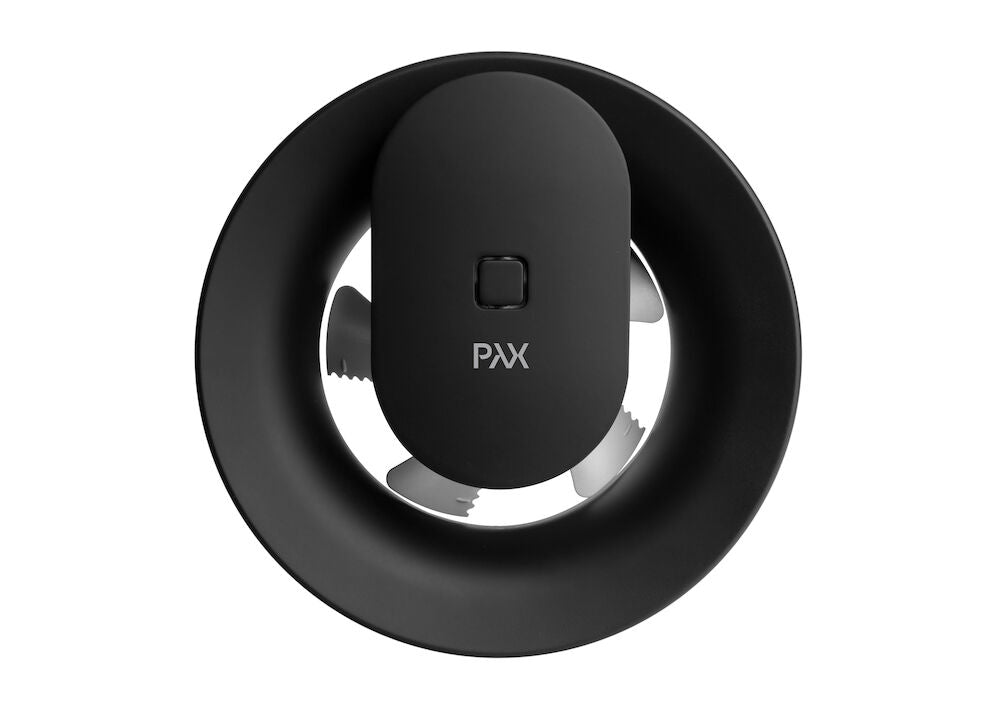 PAX Смарт Вентилатор за баня Pax Norte/Черен
