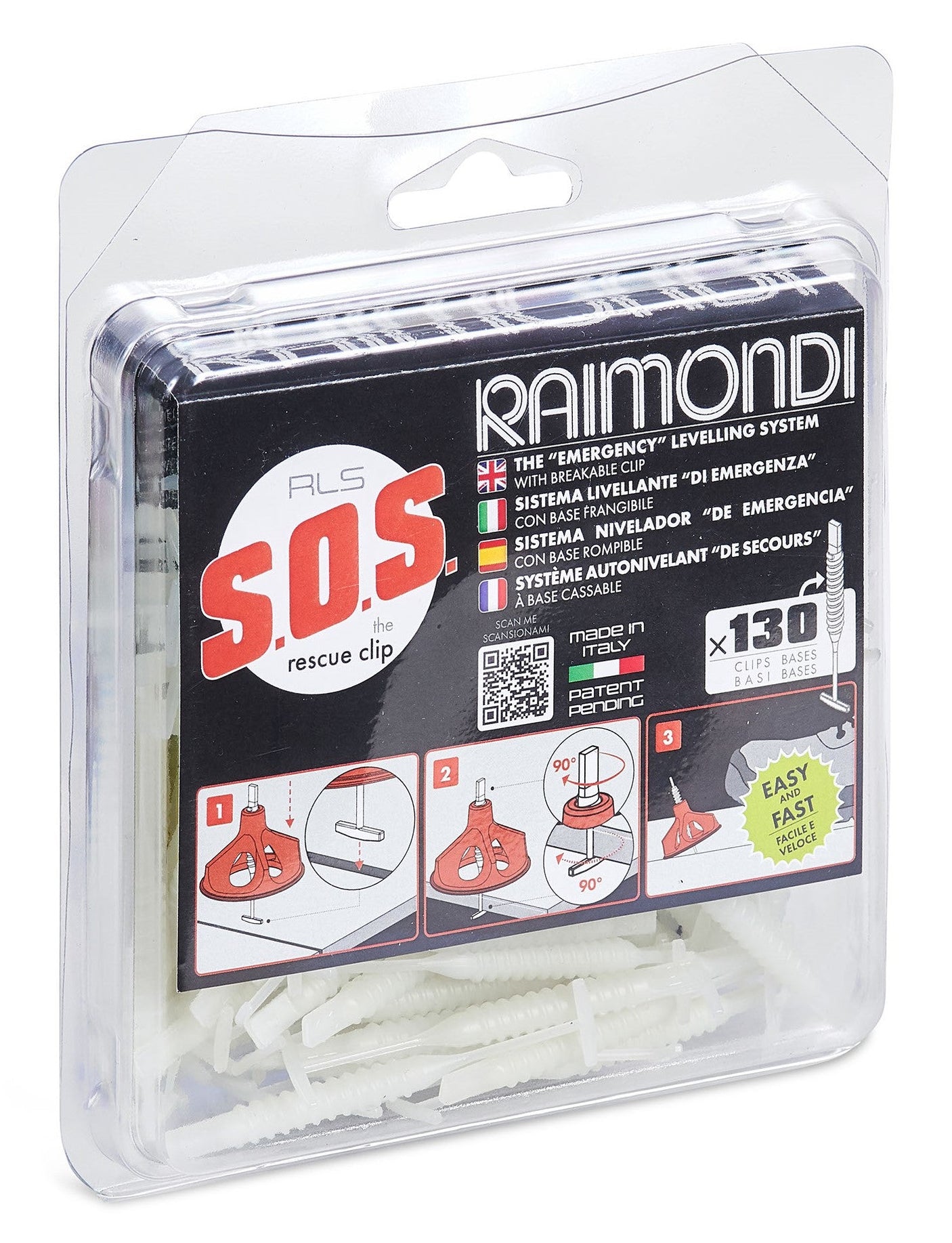 Raimondi блистер 130 бр. RLS SOS клипове