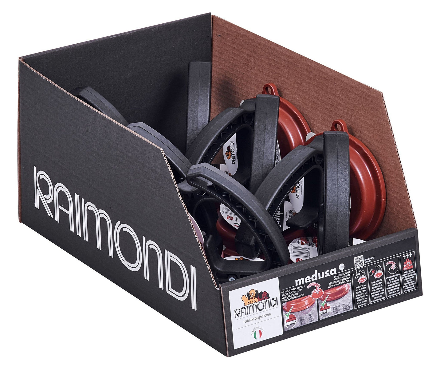 Raimondi вендуза MEDUSA+ за текстурирани плочки 1 брой