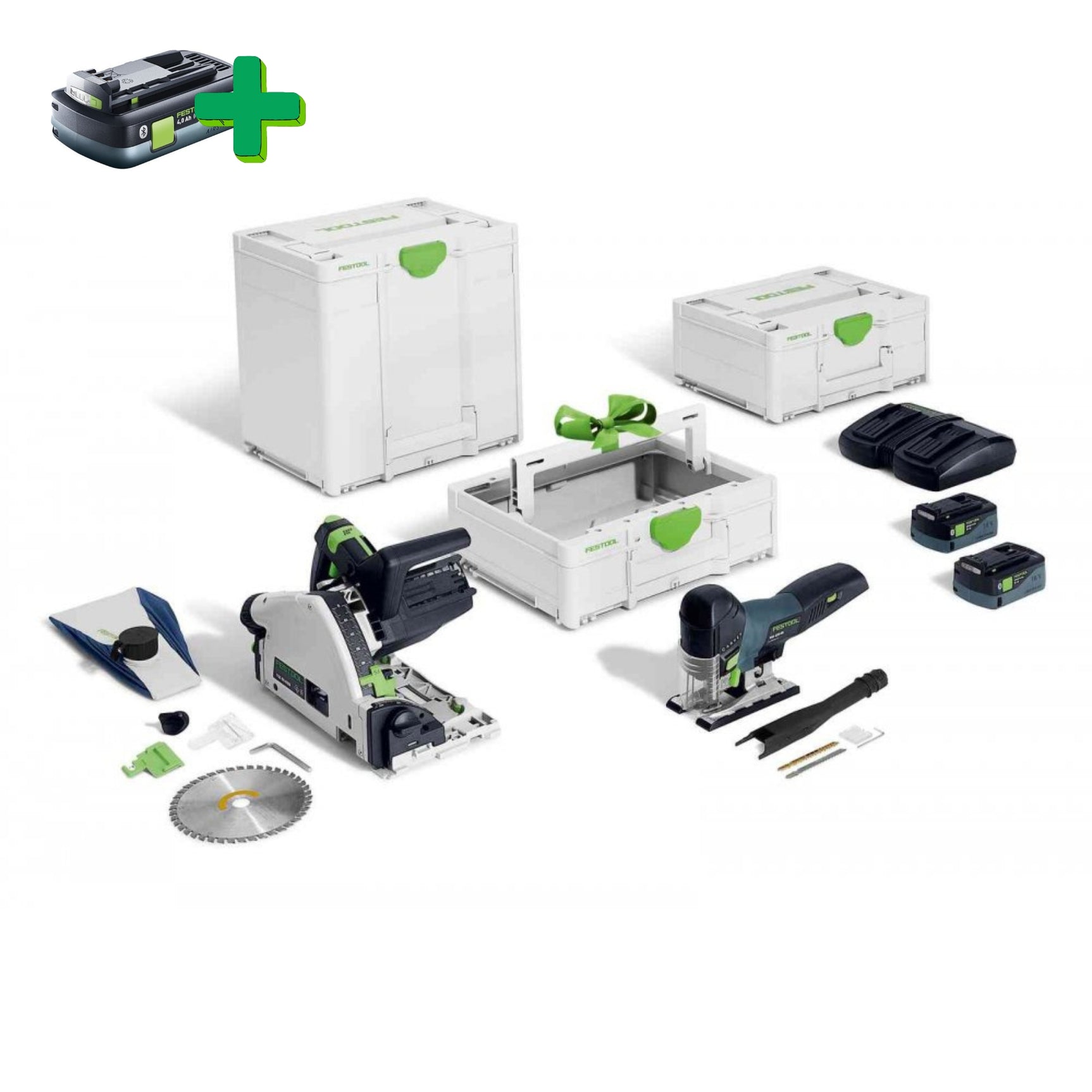 Festool Комбиниран акумулаторен комплект рязане TSC 55 K/PSC 420/TB M 137