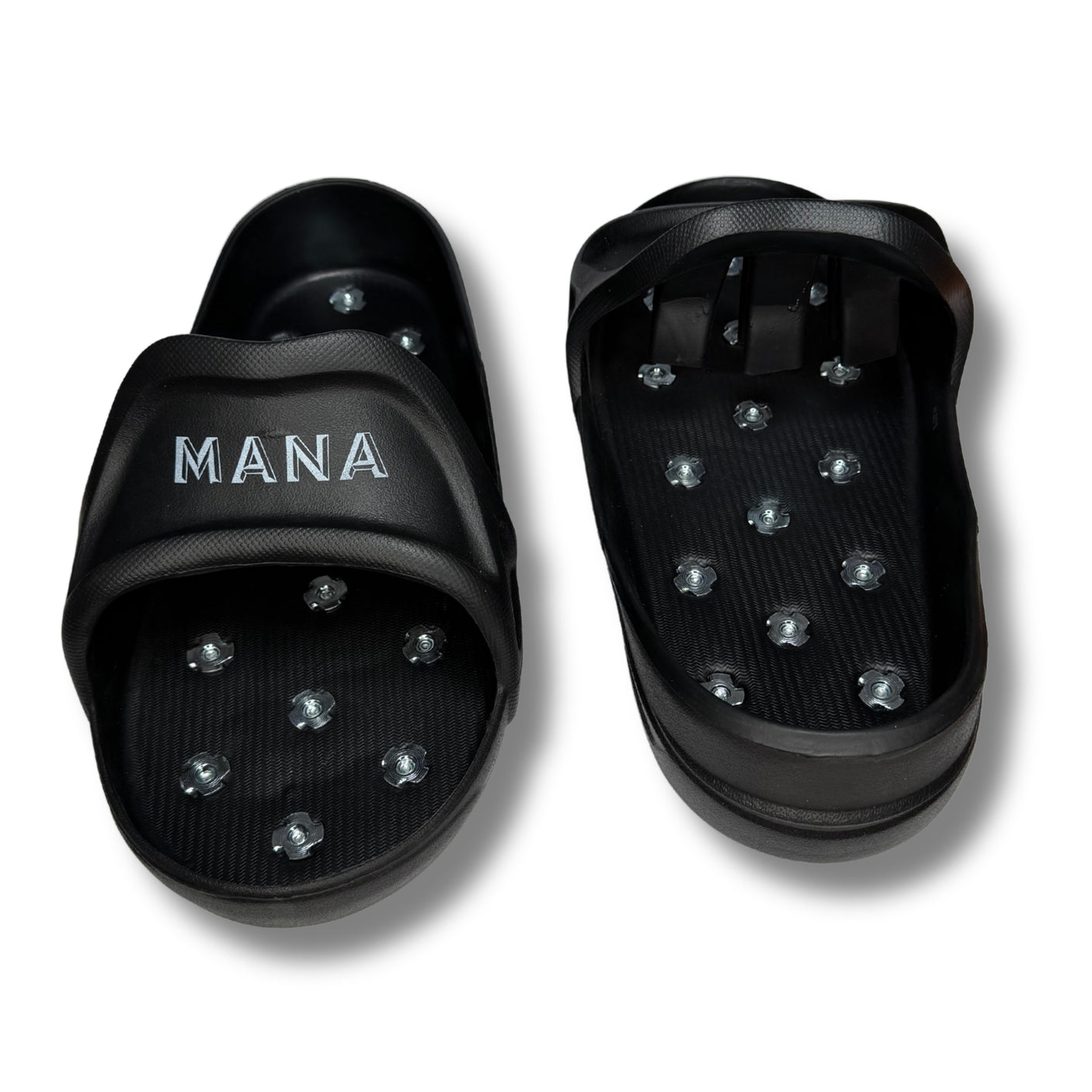 MANA PRO spiked shoes for Epoxy floors and self-leveling screed
