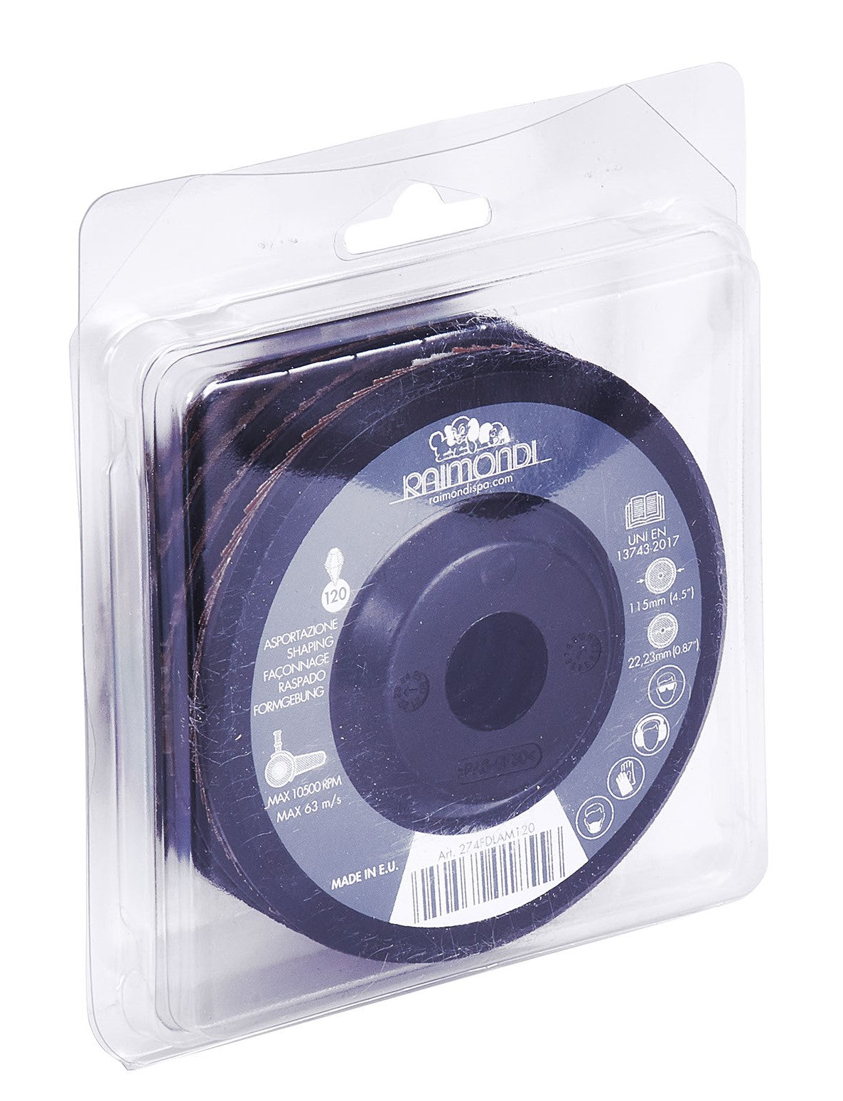 Raimondi ламелен диамантен шлайфдиск Ø115, 120 grit