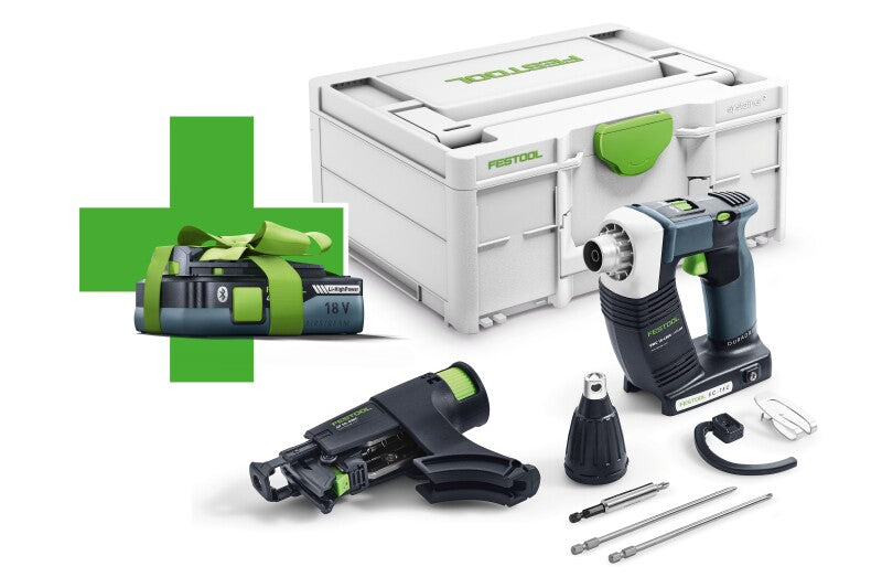 Festool Акумулаторен строителен винтоверт DWC 18-4500-Basic + ПОДАРЪК БАТЕРИЯ