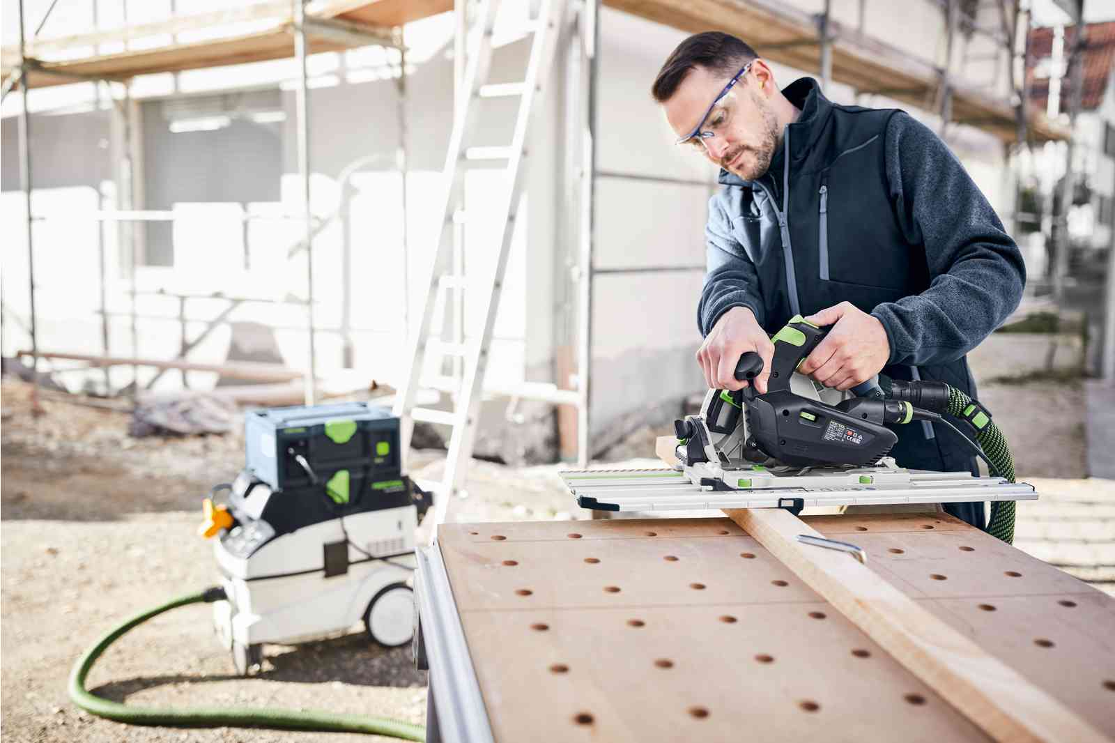 Festool Потъващ циркулярен трион TS 60 KEBQ-Plus-FS