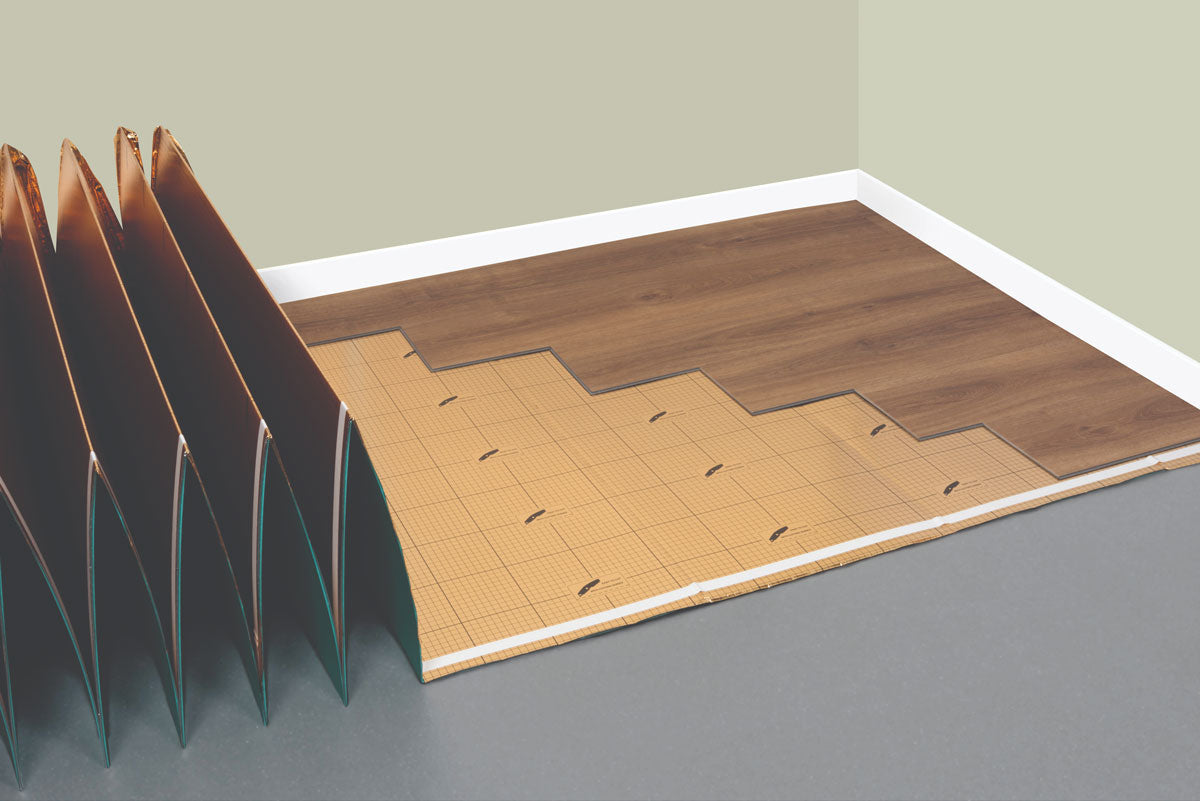 Подложка LVT за ламиниран паркет Effector 1.5 мм, 100 x 50 см, 10 м²/пакет