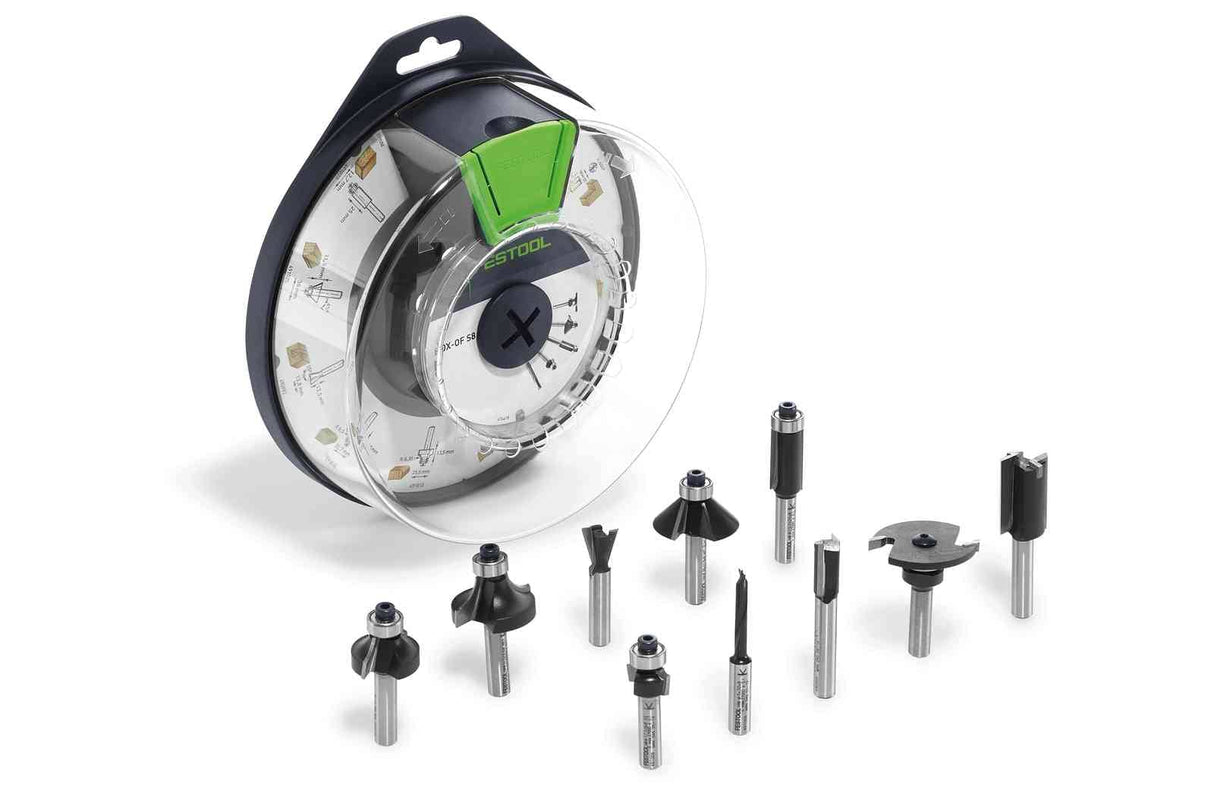 Festool Кутия с фрезери Box-OF HW S8 Mix