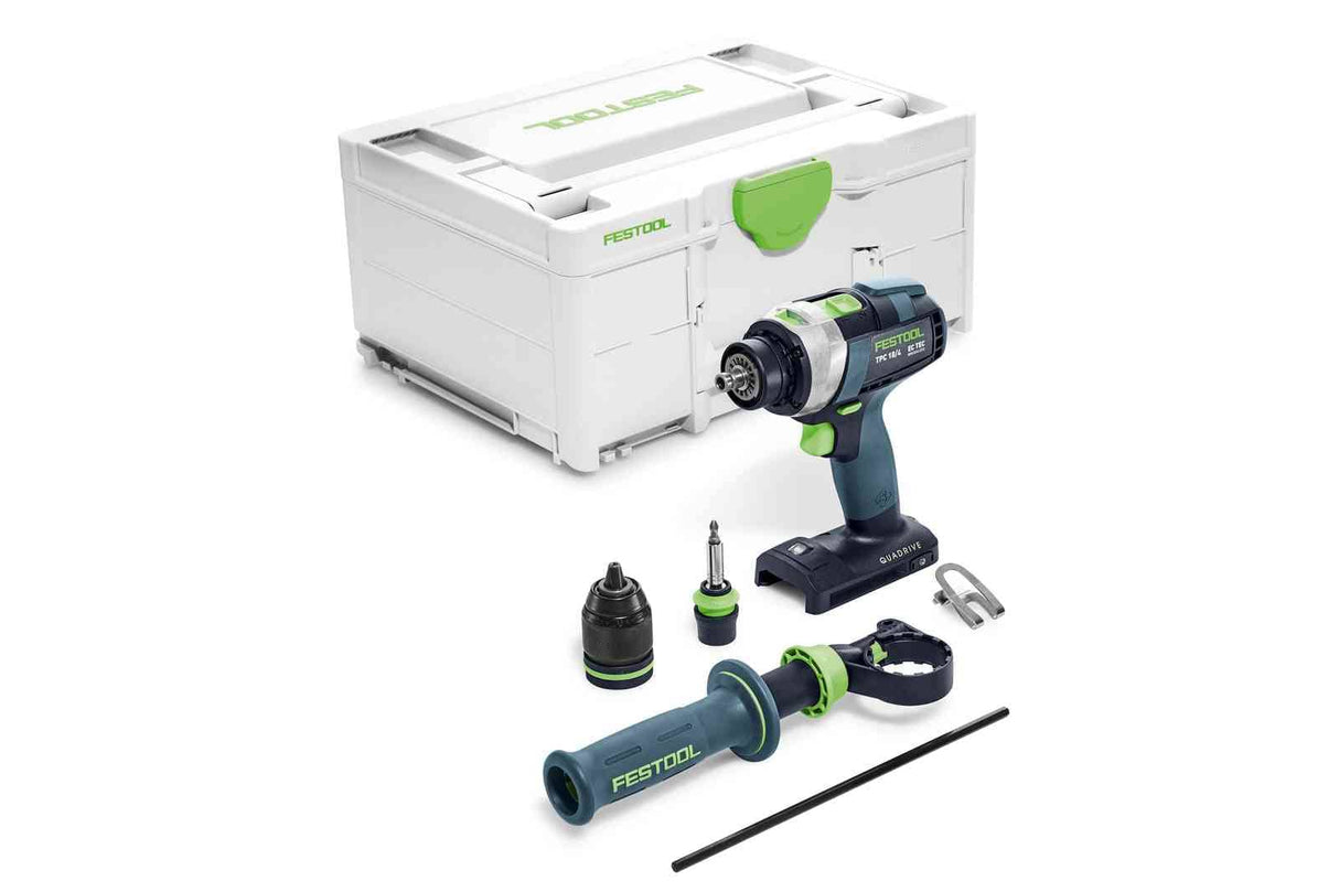 Festool Акумулаторен ударен винтоверт QUADRIVE TPC 18/4 I-Basic