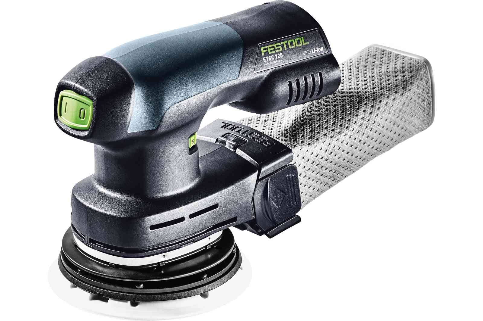 Festool Акумулаторна ексцентършлайф машина ETSC 125-Basic + ПОДАРЪК БАТЕРИЯ