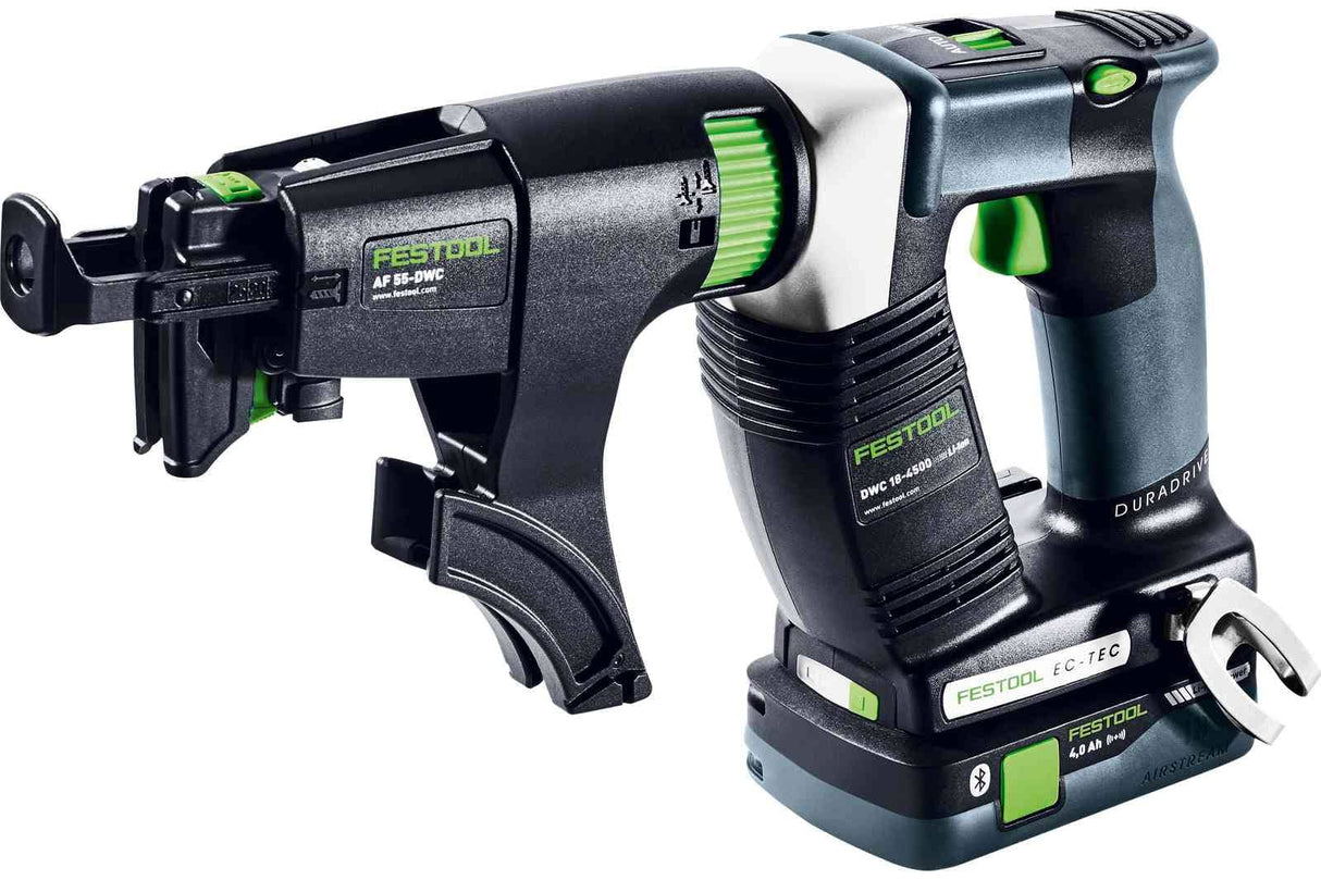 Festool Акумулаторен строителен винтоверт DWC 18-4500 HPC 4,0 I-Plus DURADRIVE