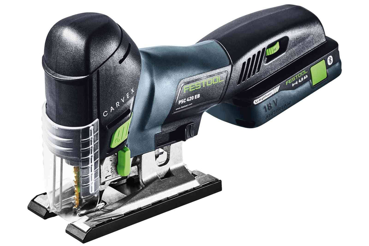 Festool Акумулаторен махален прободен трион / зеге PSC 420 HPC 4,0 EBI-Set CARVEX