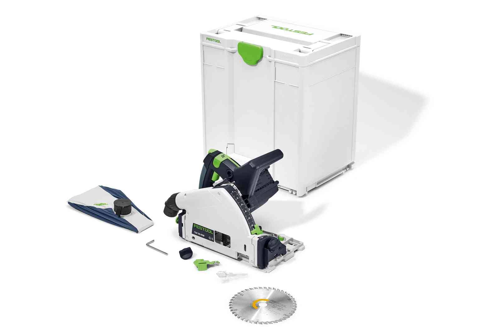 Festool Акумулаторен потъващ циркулярен трион TSC 55 KEB-Basic