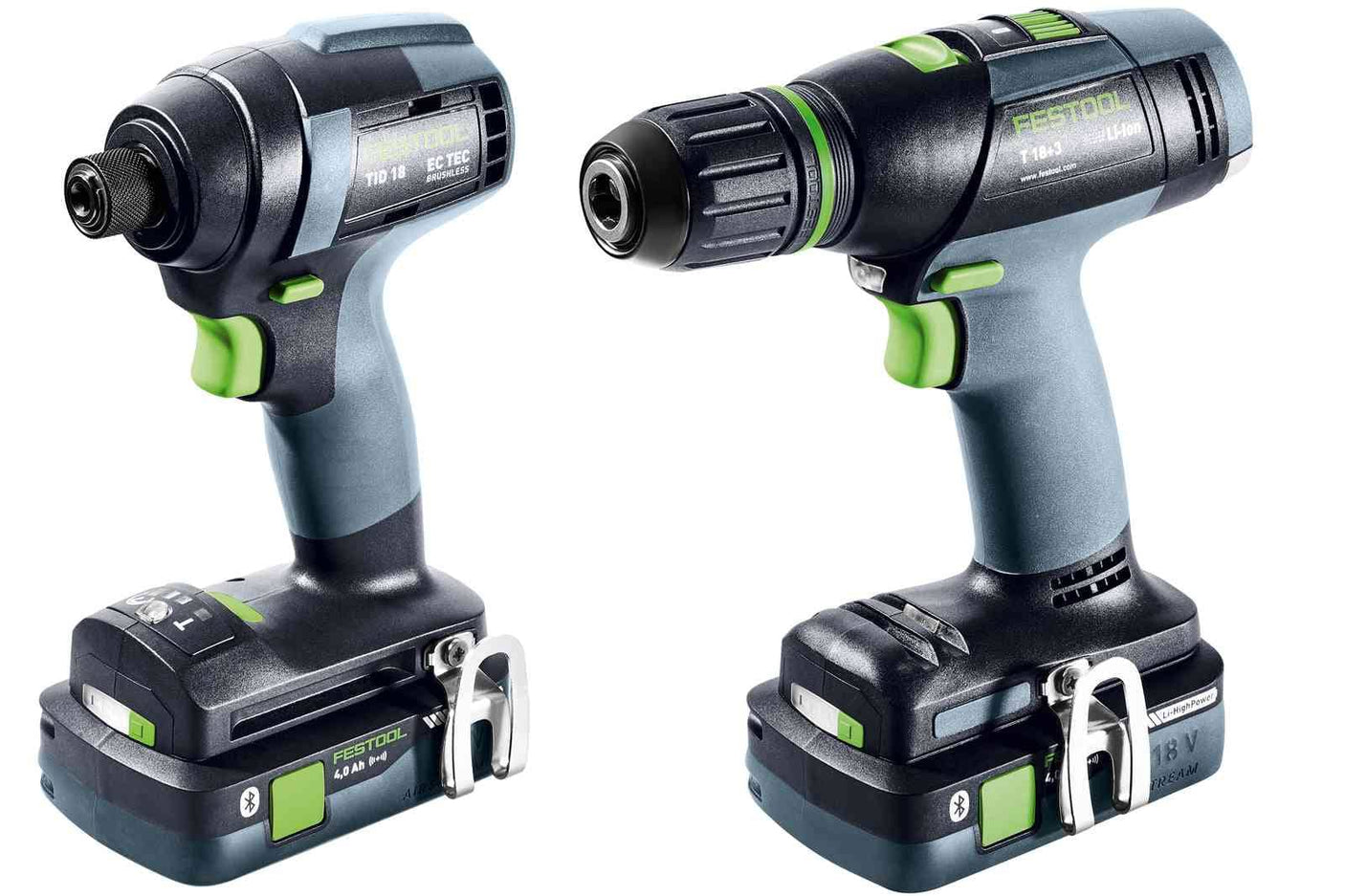 Festool Комплект два винтоверта TID 18 HPC 4,0 I-Set T18