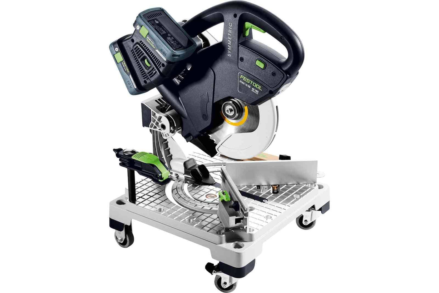 Festool Cordless compound mitre saw SYMMETRIC SYMC 70 4,0 EBI-Plus