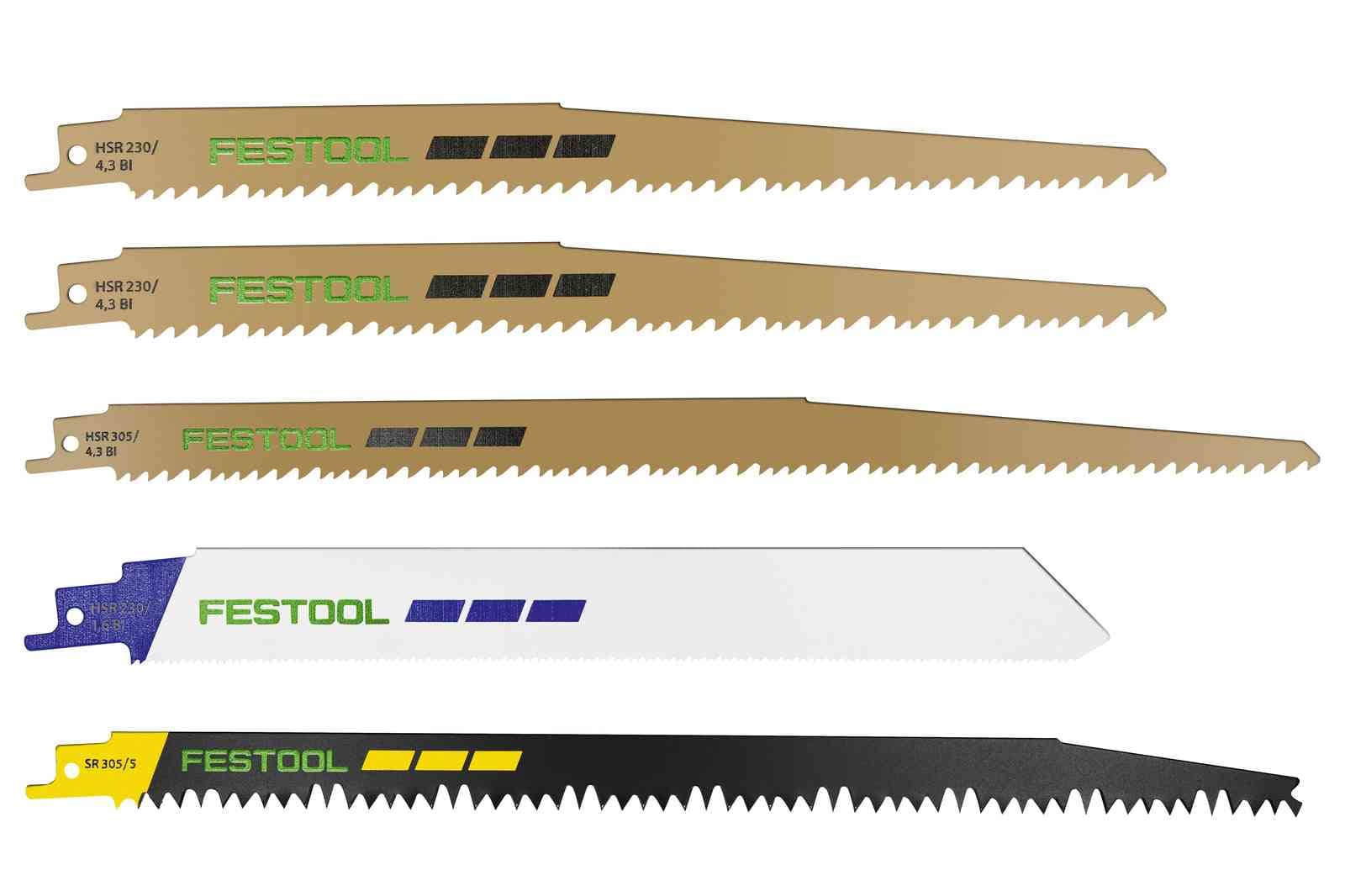 Festool Комплект ножове за саблен трион RS-Sort/5