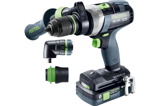 Festool Акумулаторен винтоверт QUADRIVE TDC 18/4 5,0/4,0 I-Set