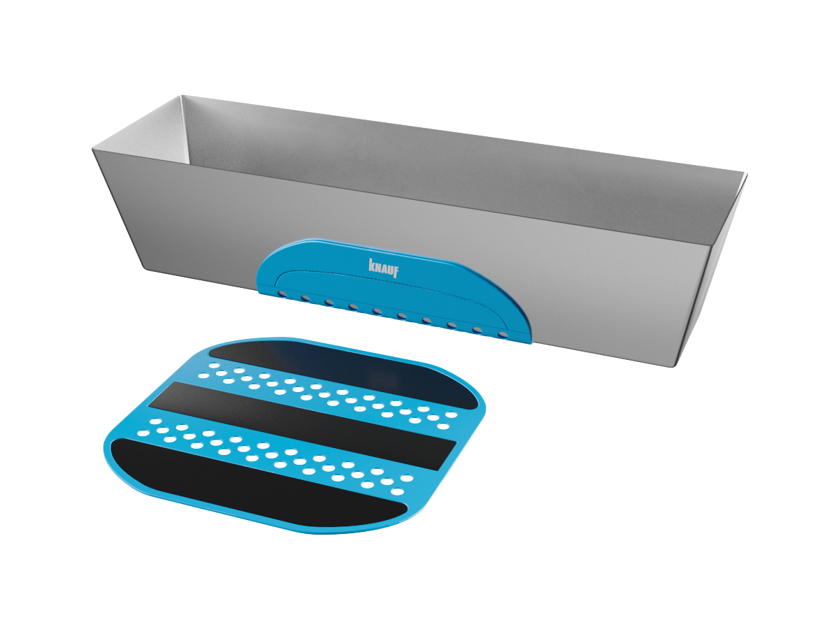 OX PRO set - joint knifes, mixing paddle and mud pan