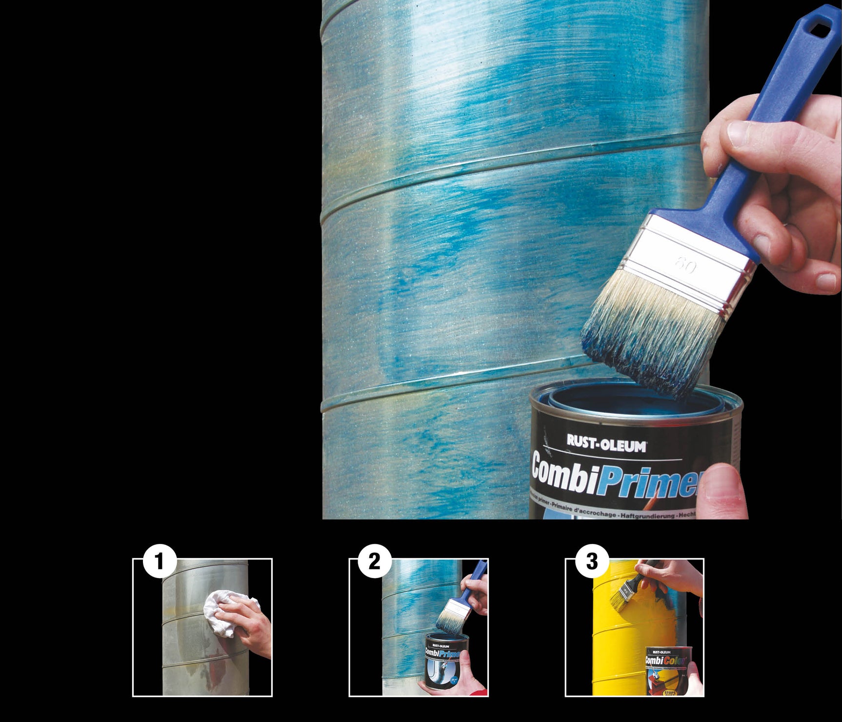 RUST OLEUM Combiprimer Прозрачен грунд за метал/0.750ml