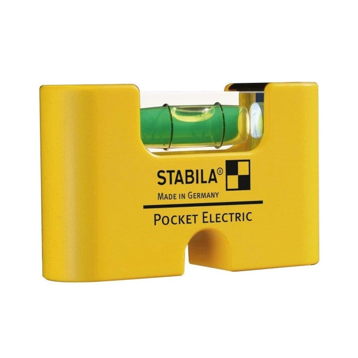 STABILA Джобен нивелир с калъф за колан Pocket Electric 7см