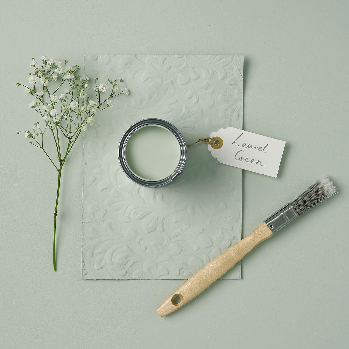 Rust Oleum Chalky Matt Furniture Paint/Laurel Green 125ml