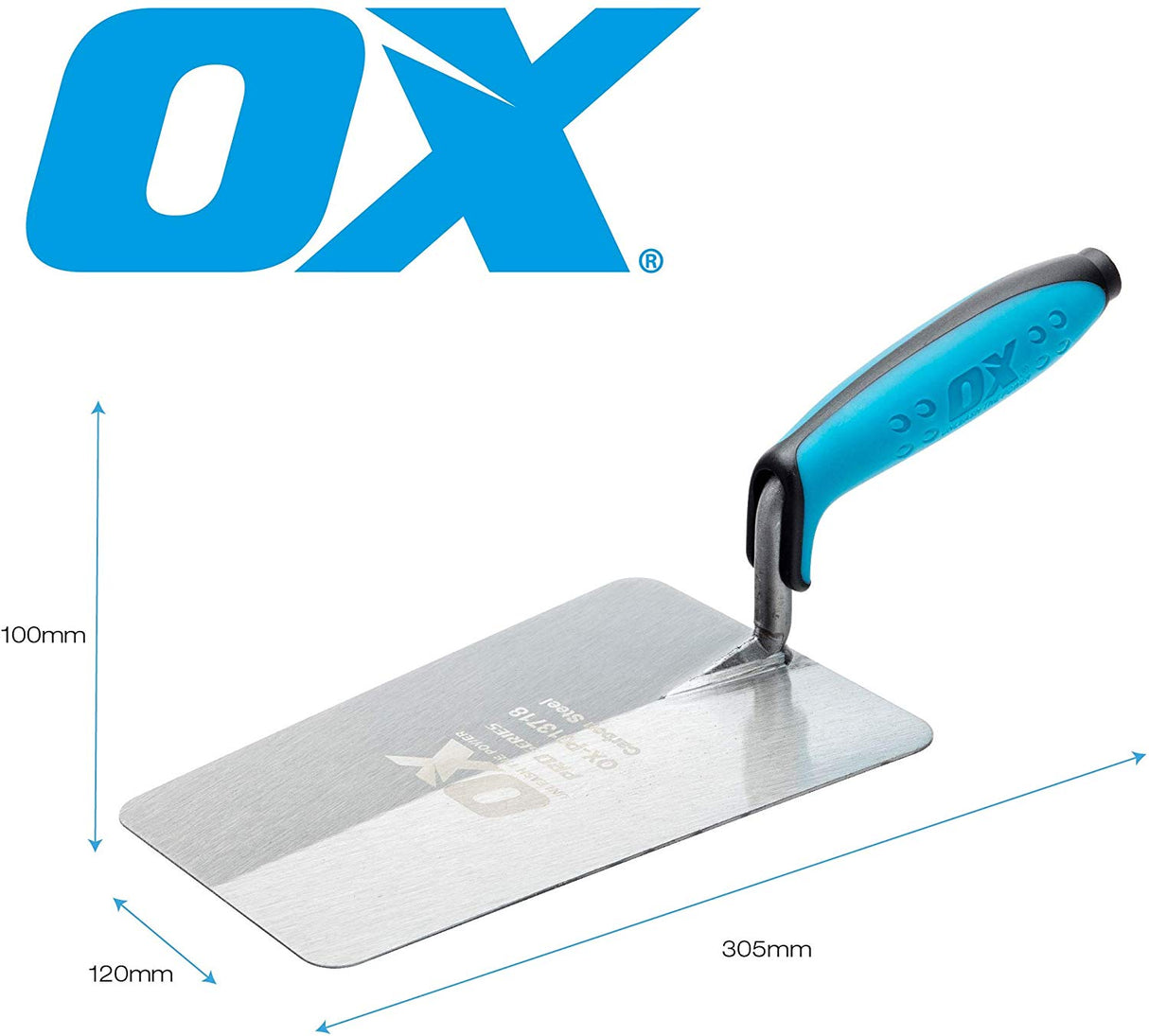 OX Tools PRO мистрия 180mm — изглед на конструкцията