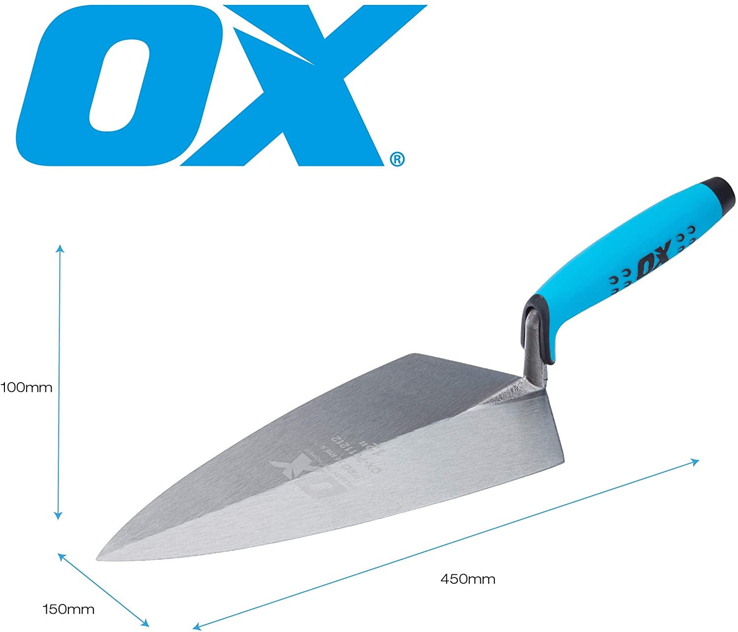 OX Pro Brick Trowel Philadelphia Pattern - 300mm/12''