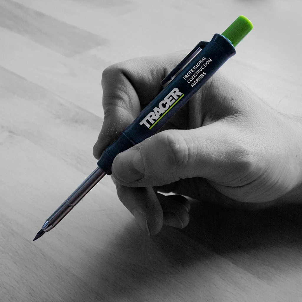 TRACER Молив за отвори с предпазител + калъф