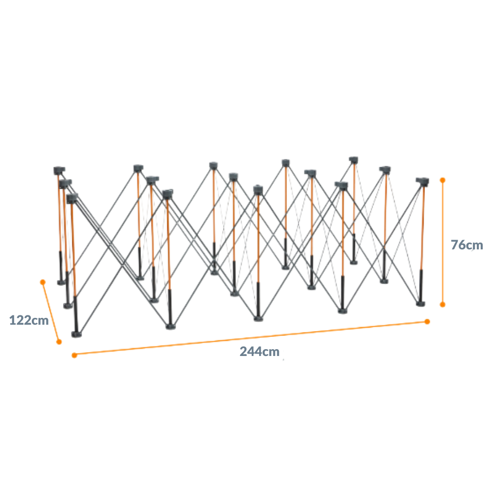 BORA Модулна работна маса Centipede 4×8 ft / 30 in
