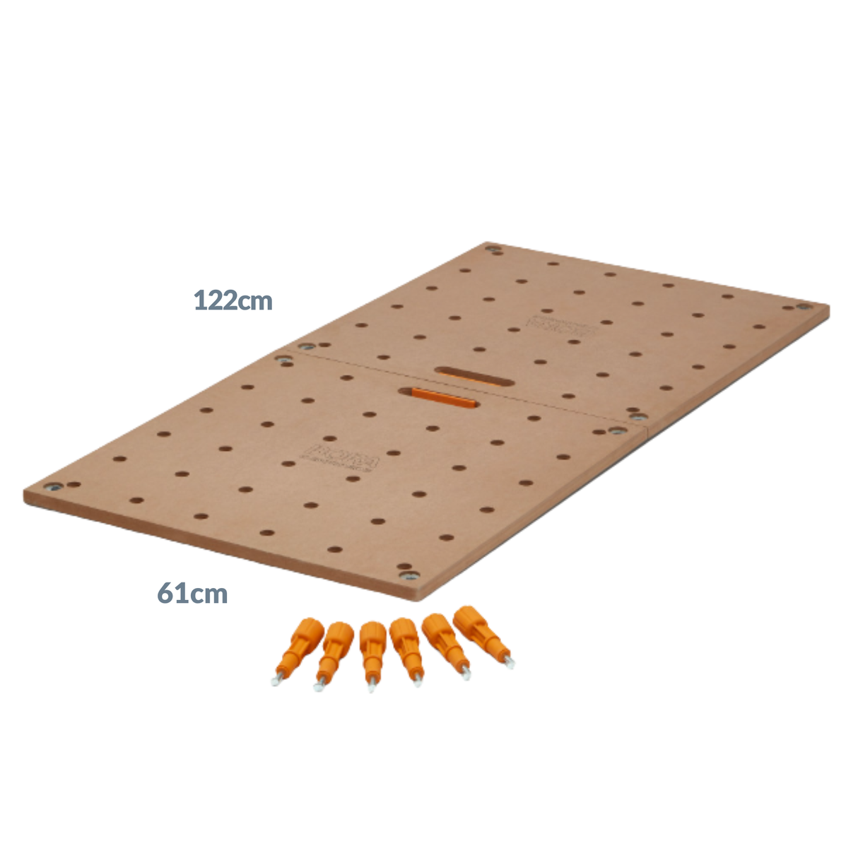 BORA Centipede Workbench Top, 20mm openings – 2 pcs