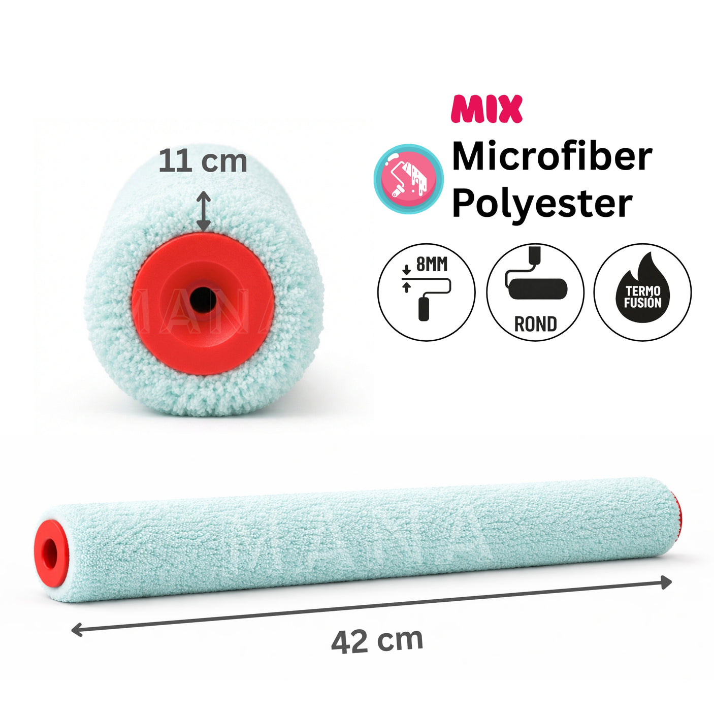 MANA Green Power Mix11 валяк, 42см