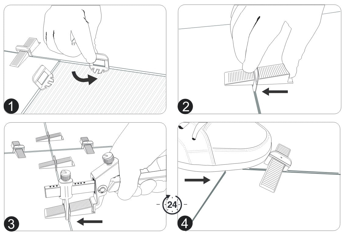 OX PRO Клинове за плочки 100бр./пакет