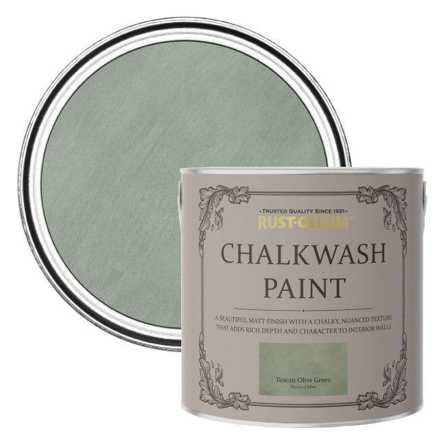 Rust Oleum Chalkwash Боя / Tuscan Olive Green 0.125ml