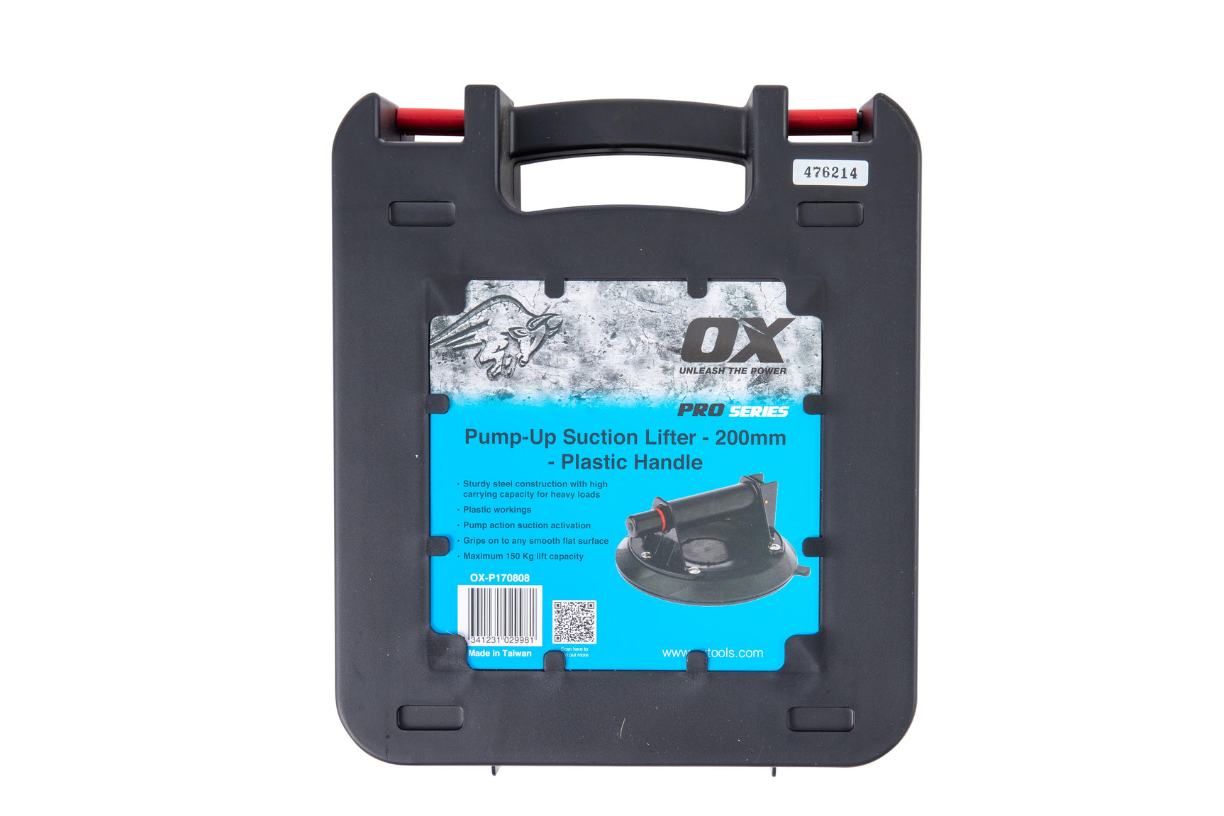 OX PRO Pump Up Suction Lifter 200mm