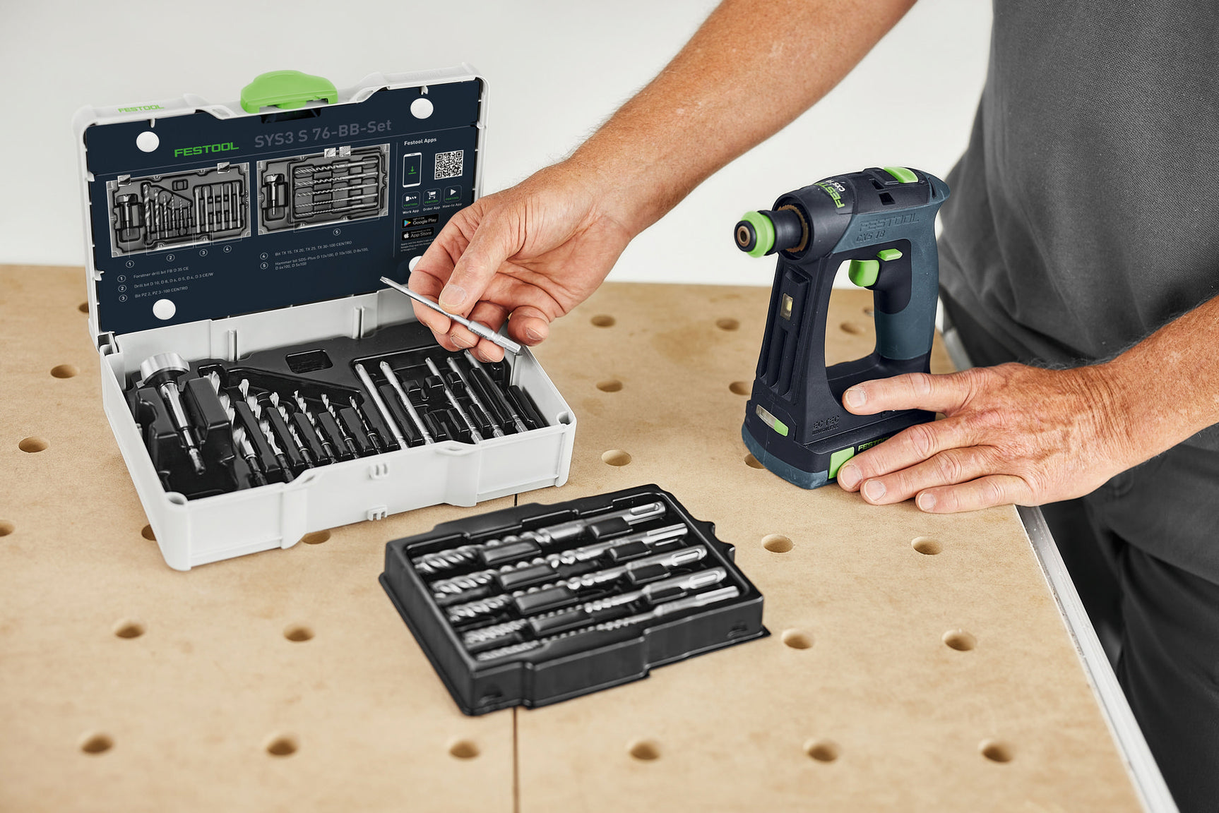 Festool Комплект от битове и свредла SYS3 S 76-BB-Set