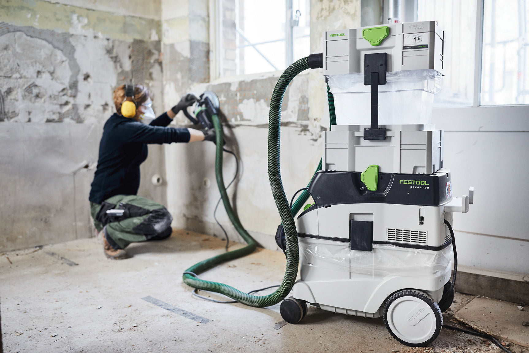 Festool Mобилна прахосмукачка CLEANTEC CTM 36 EI AC-RENOFIX