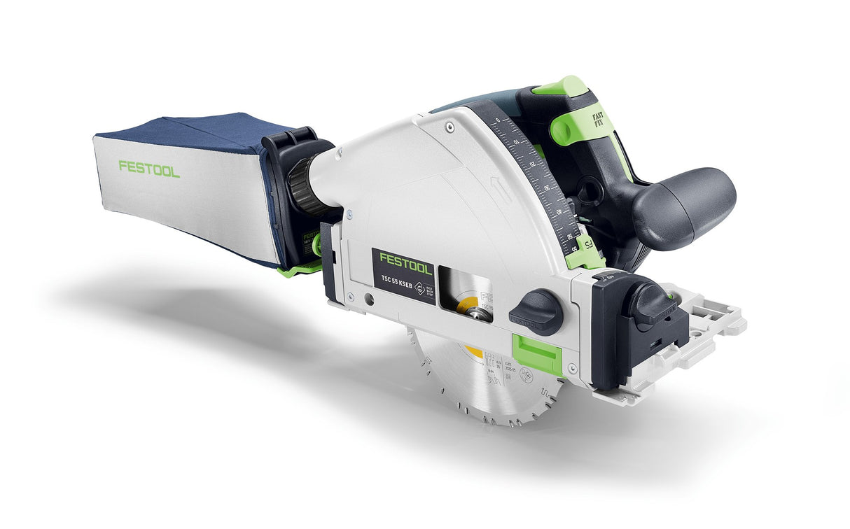Festool Акумулаторен потъващ циркулярен трион TSC 55 KSEB-Basic