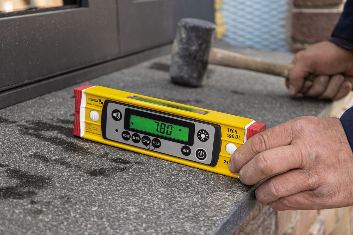 STABILA Aluminum electronic level TECH 196 DL IP67 23 cm