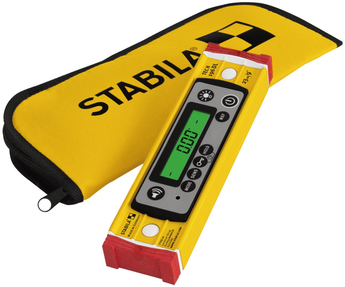 STABILA Aluminum electronic level TECH 196 DL IP67 23 cm