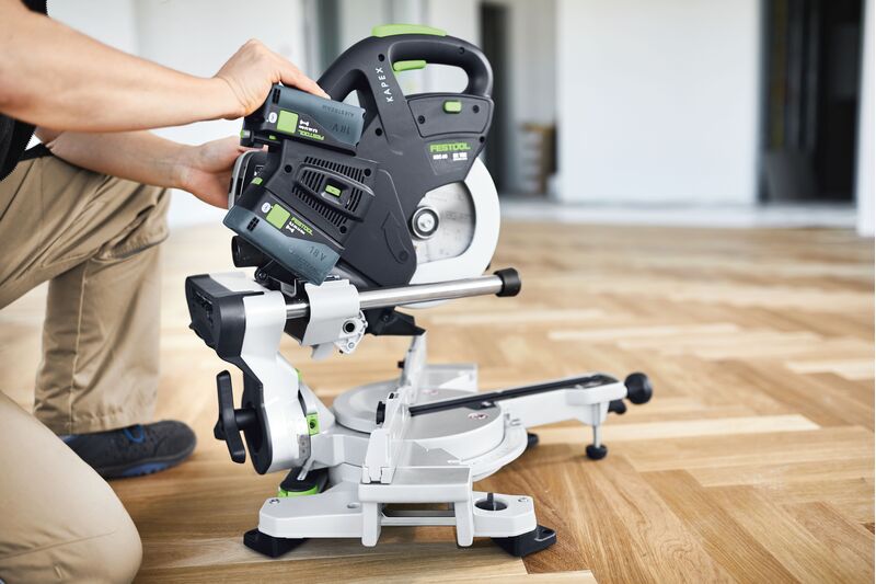 Festool Cordless sliding compound mitre saw KAPEX KSC 60 EB-Basic
