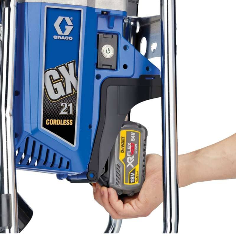 Акумулаторна безвъздушна бояджийска система Graco GX21 Cordless