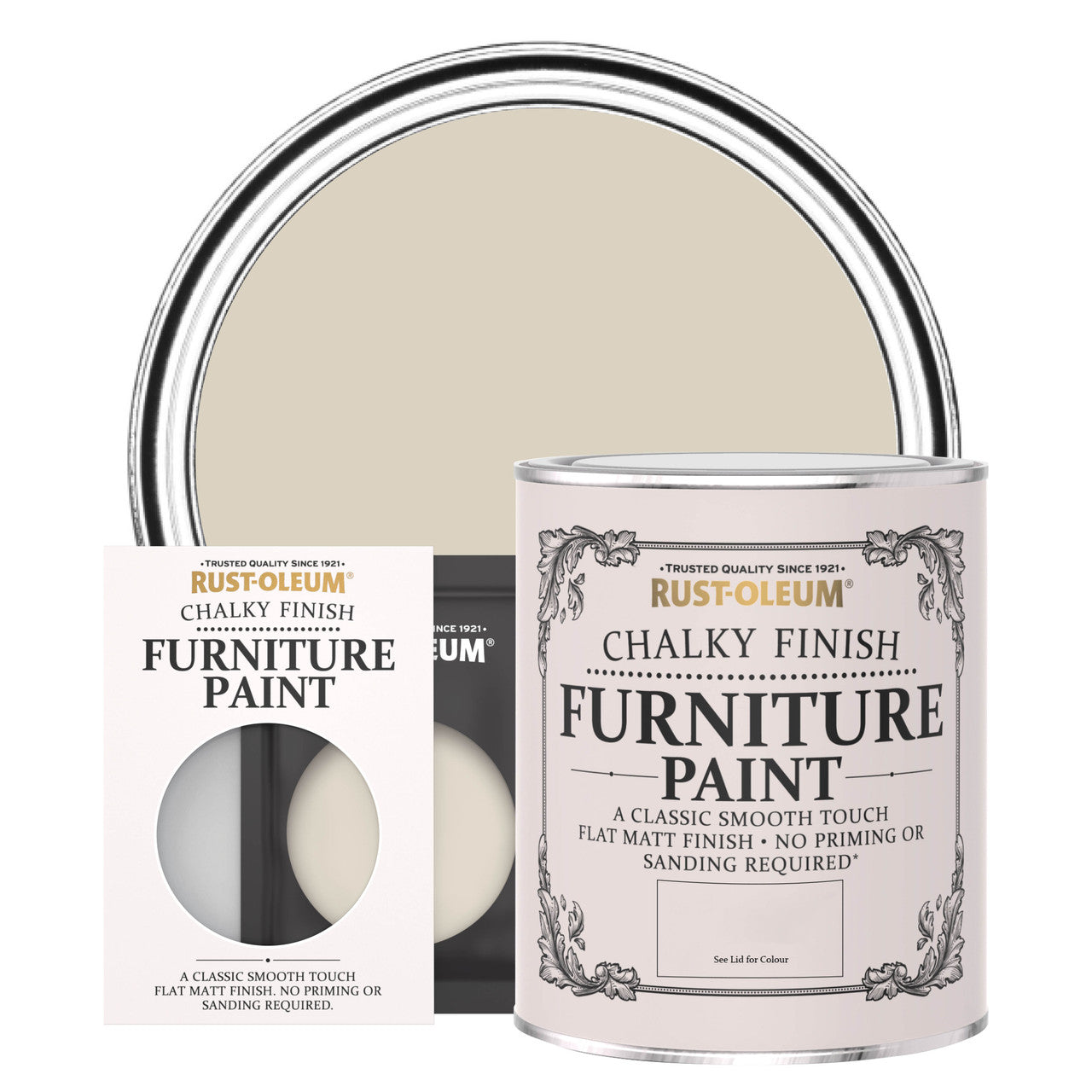 RUST OLEUM Тебеширена боя за мебели/Hessian 750ml