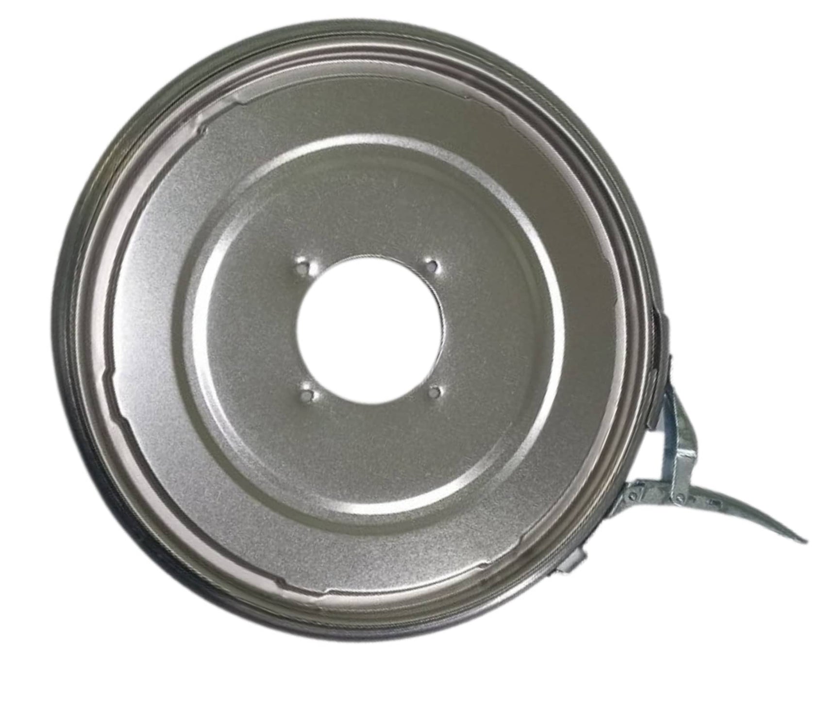 Метална кофа с разпробит капак и обрач 18л.