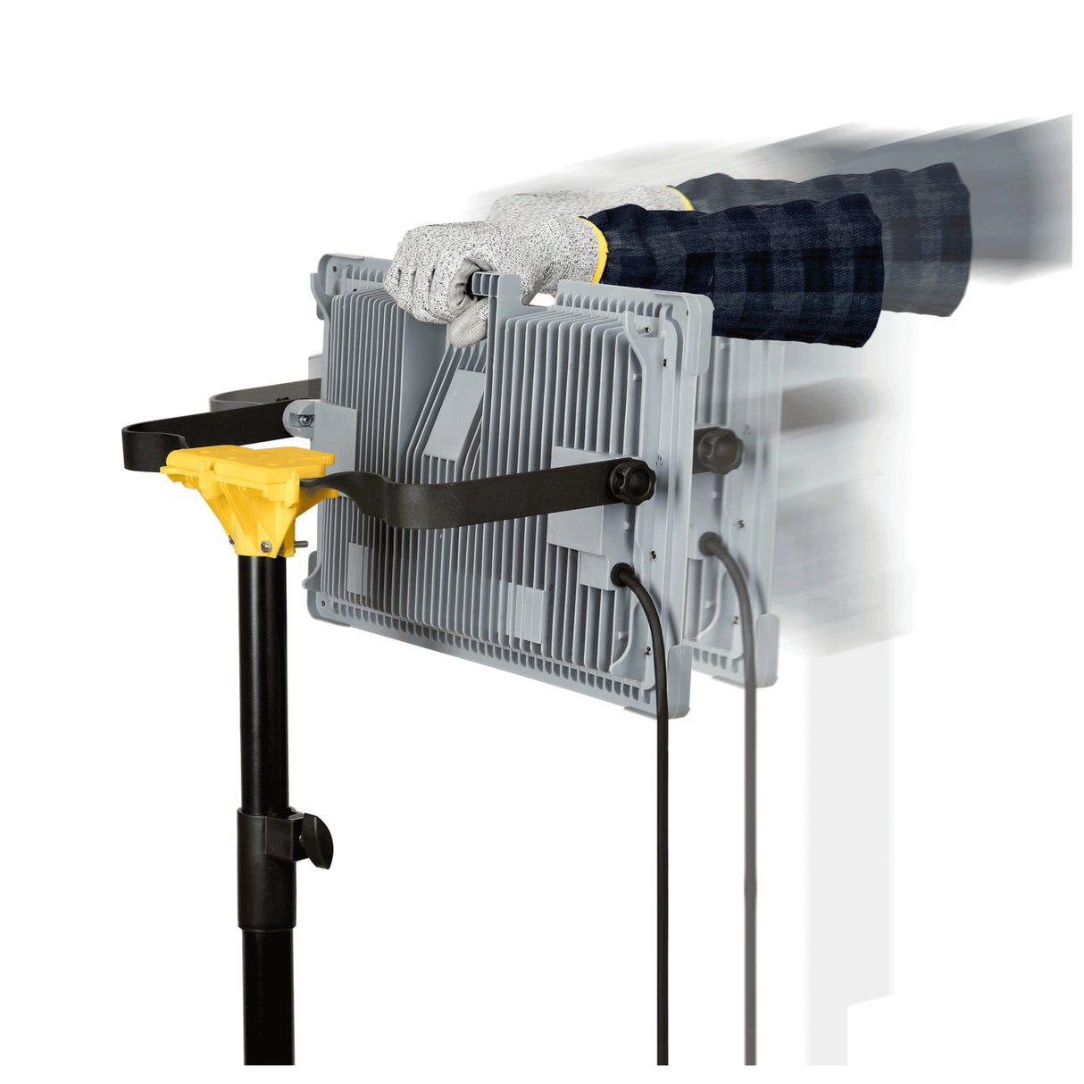 MANA Light Прожектор със статив 4600lm — приложение